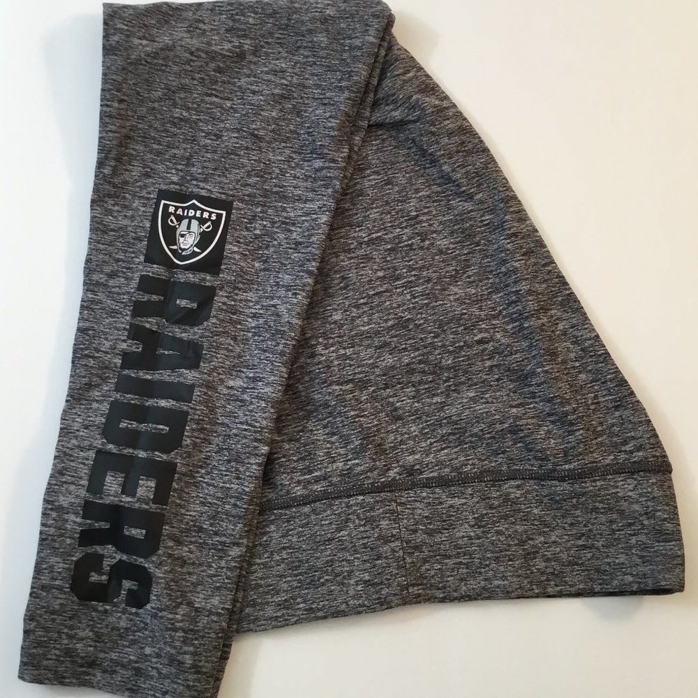PINK  Women's Grey Leggings NFL Raiders Size L